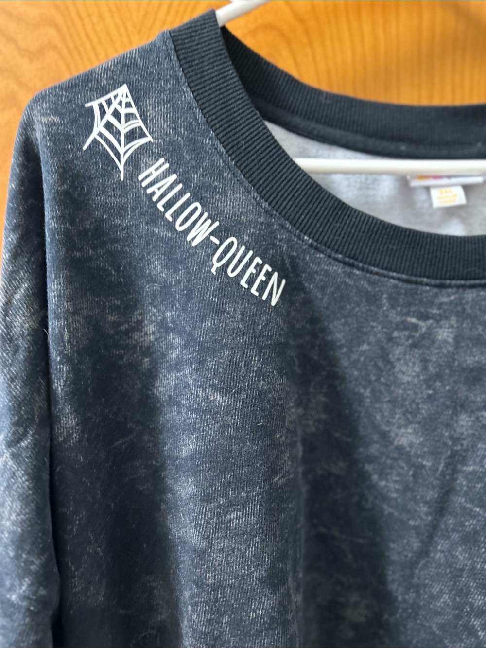 LuLaRoe Black Mineral-Washed Hallow queen
Sweatshirt - Picture 2 of 5